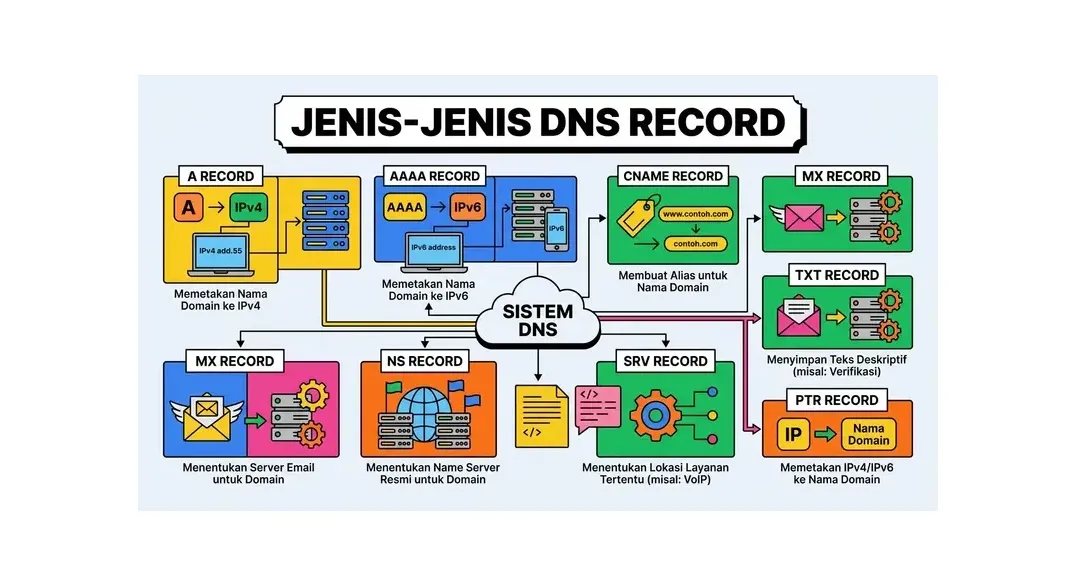 proses resolusi DNS