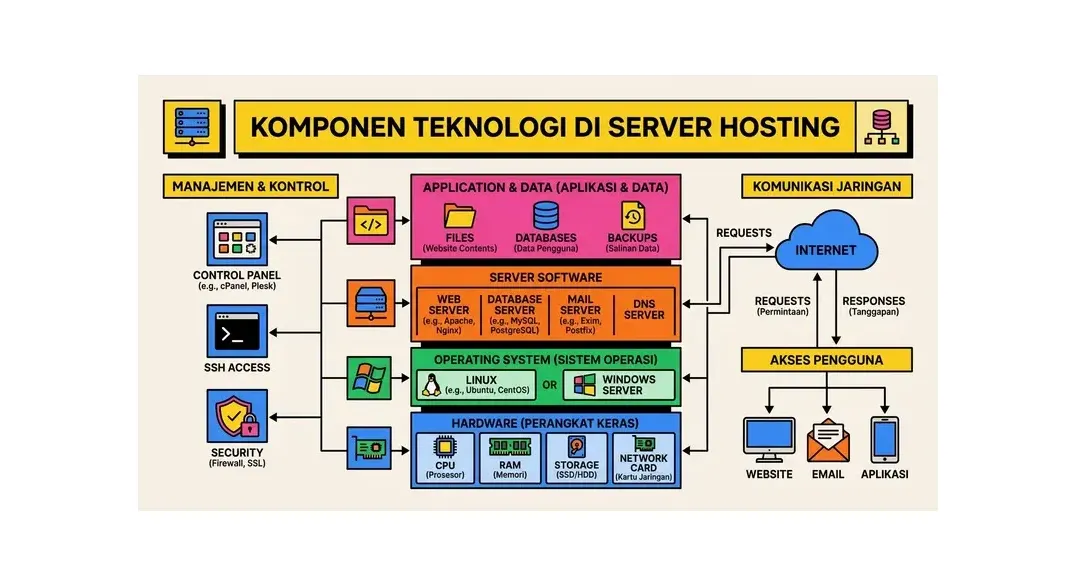 proses request response hosting