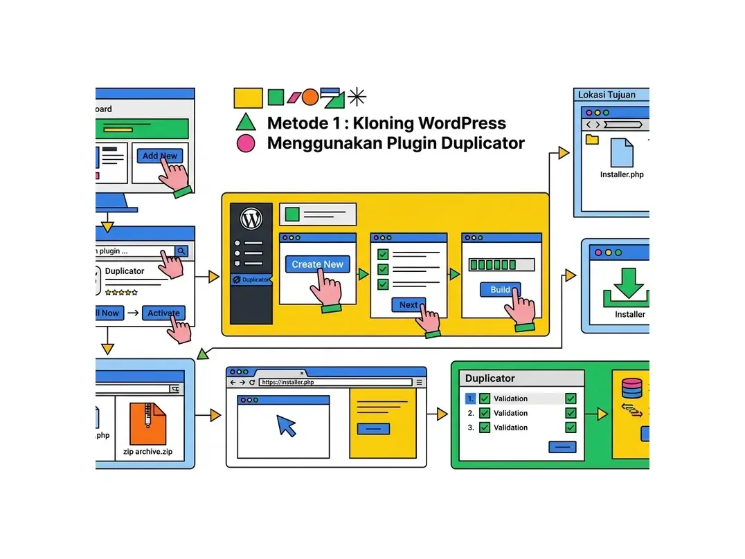 cara kloning website wordpress