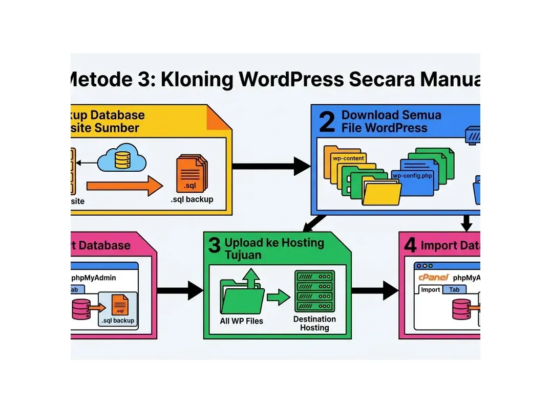 cara kloning website wordpress