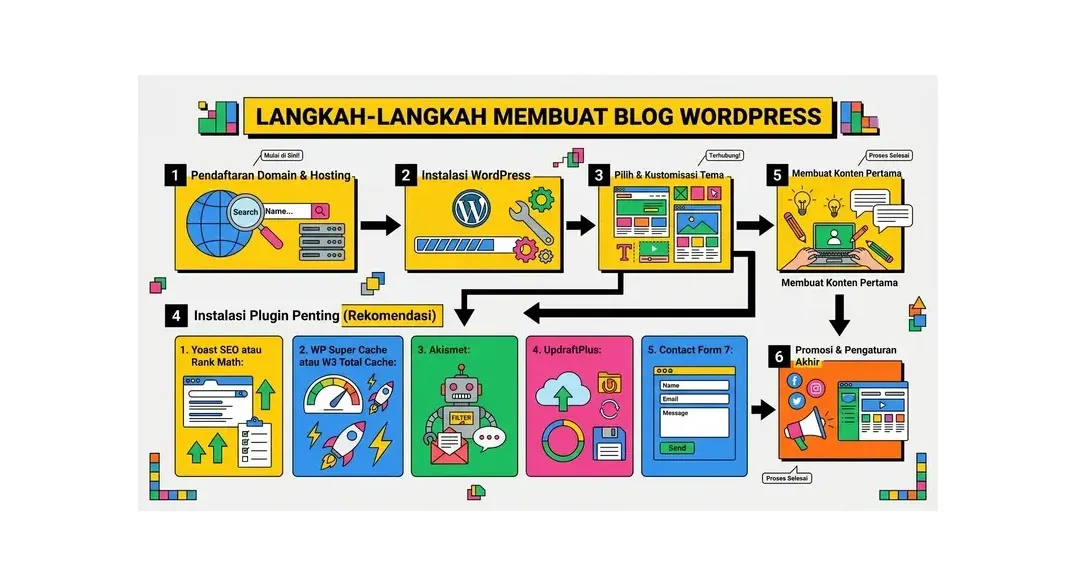 persiapan membuat blog wordpress