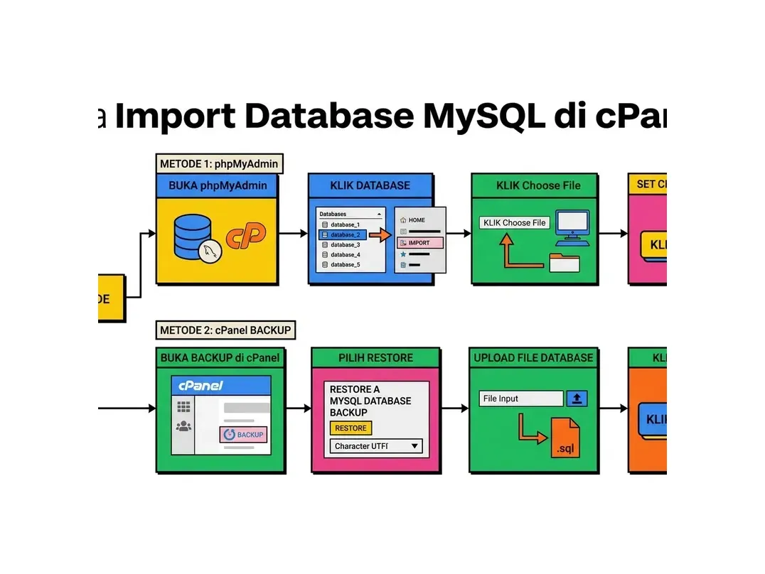 cara membuat database mysql