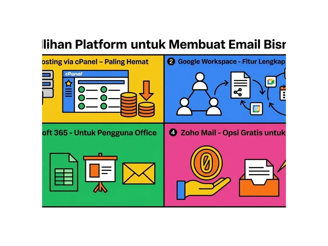 cara membuat email bisnis
