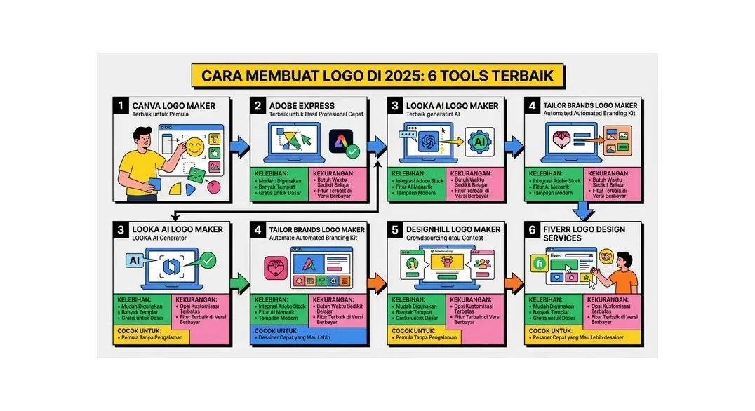 cara membuat logo