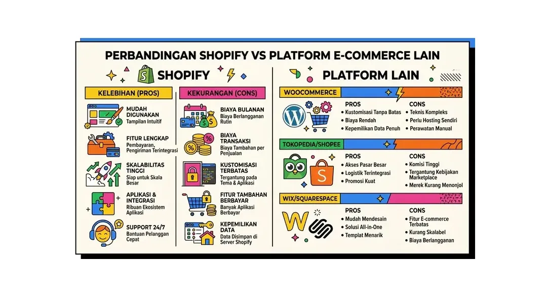 cara membuat toko online dengan shopify