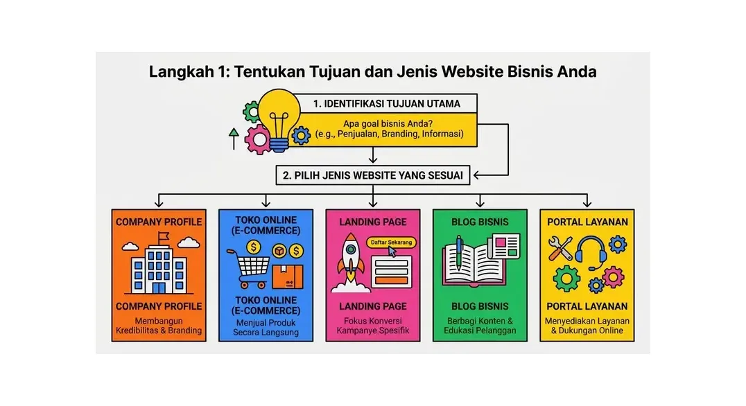 cara membuat website bisnis
