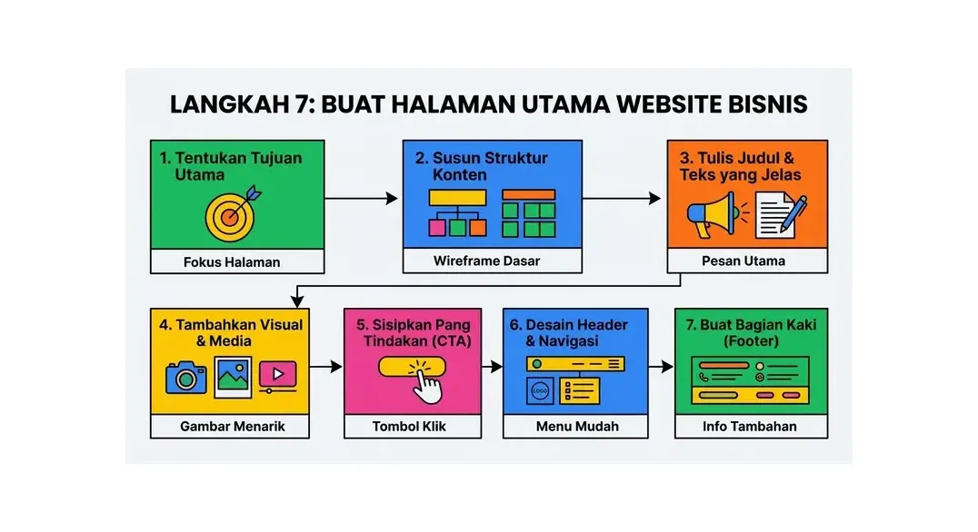cara membuat website bisnis