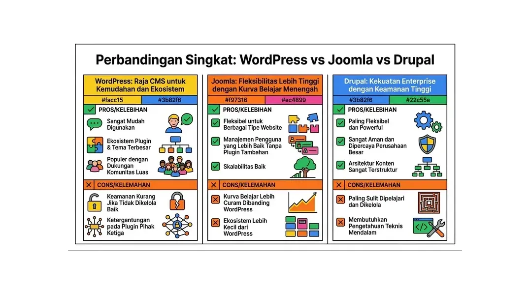 cara membuat website dengan cms