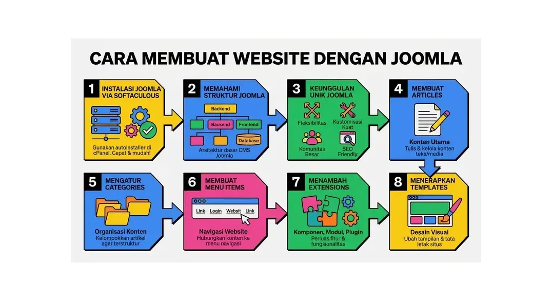 cara membuat website dengan cms