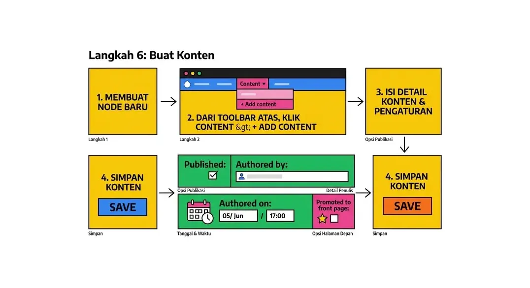 cara membuat website dengan drupal