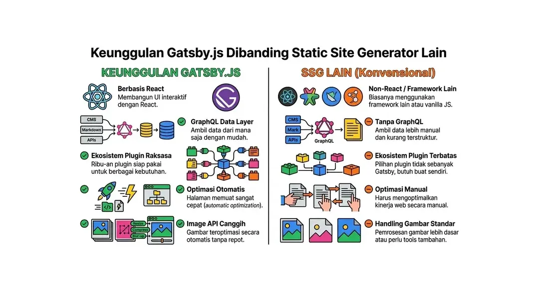 cara membuat website dengan gatsby