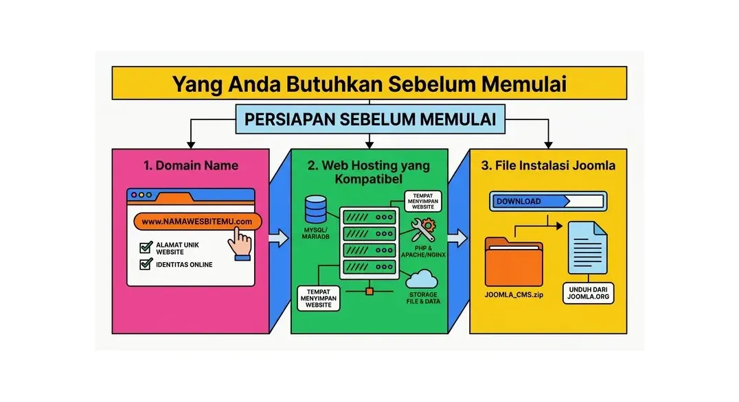 cara membuat website dengan joomla