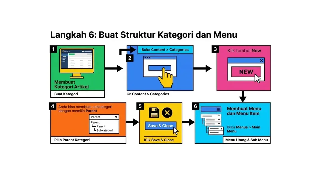 cara membuat website dengan joomla