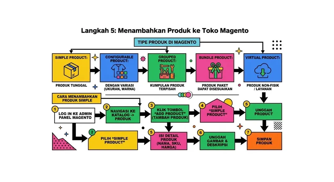 cara membuat website dengan magento