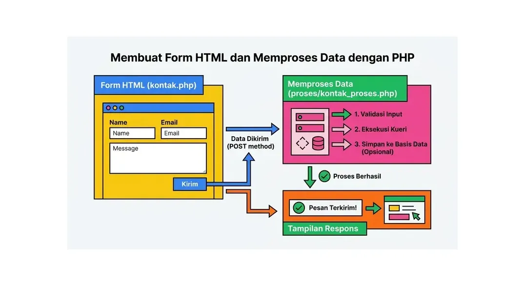 cara membuat website dengan php
