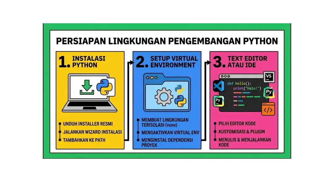 cara membuat website dengan python