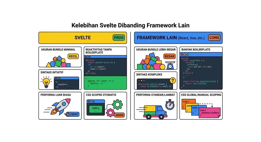 cara membuat website dengan svelte