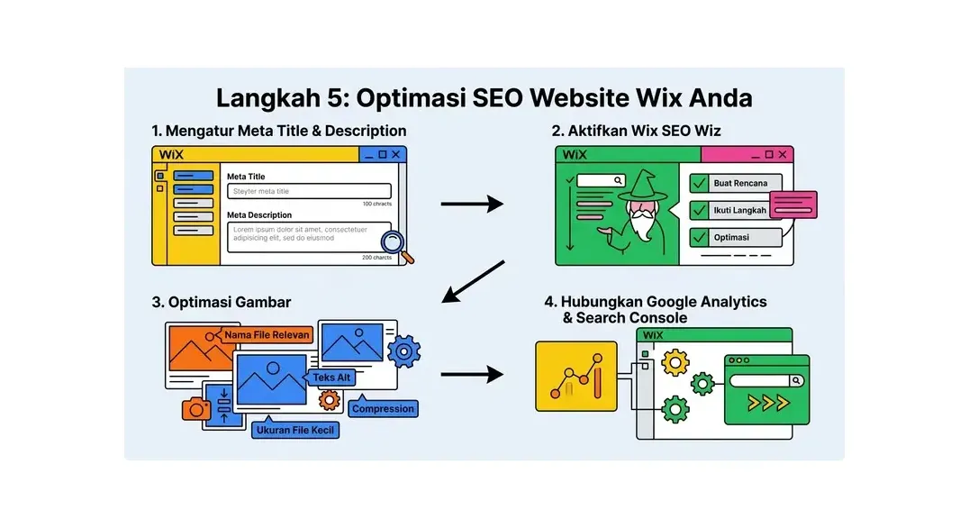 cara membuat website dengan wix