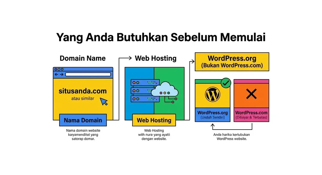 cara membuat website dengan wordpress