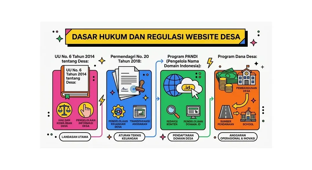 cara membuat website desa