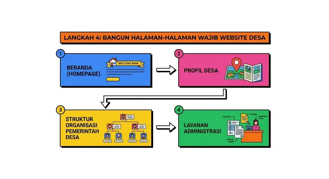 cara membuat website desa