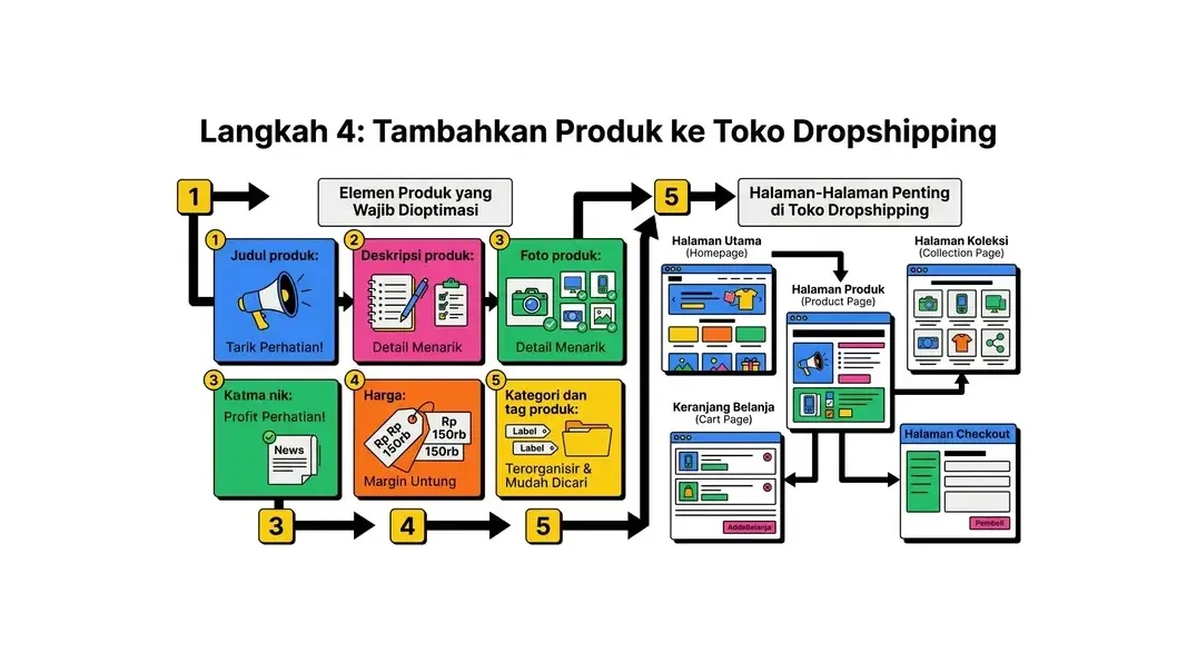 cara membuat website dropshipping