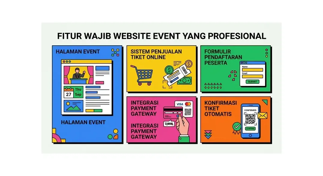 cara membuat website event