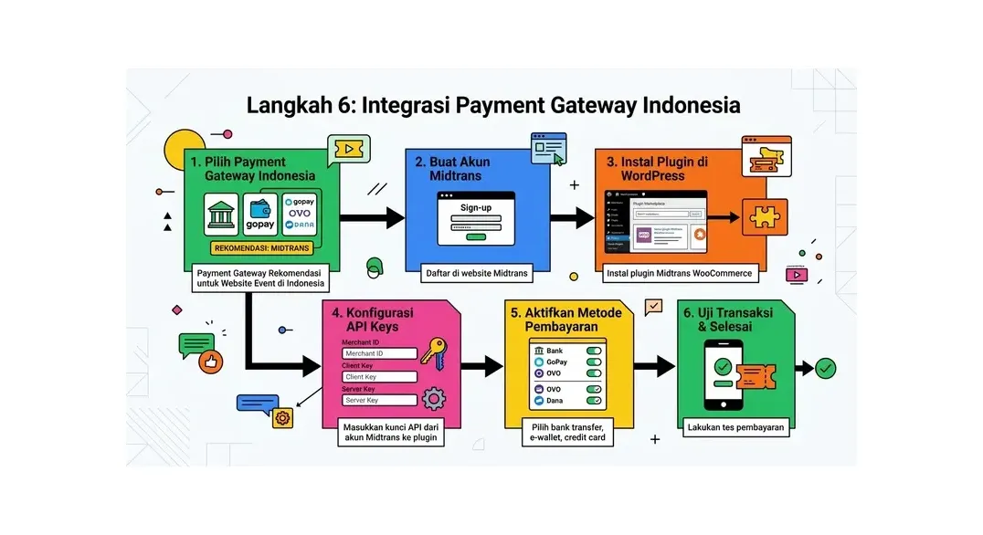cara membuat website event