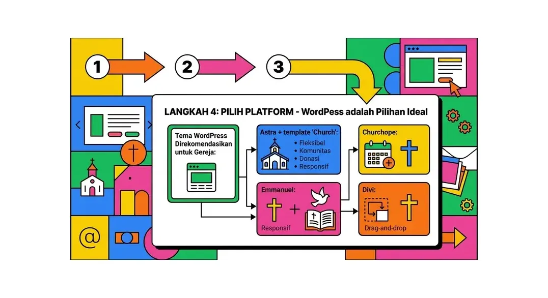 cara membuat website gereja