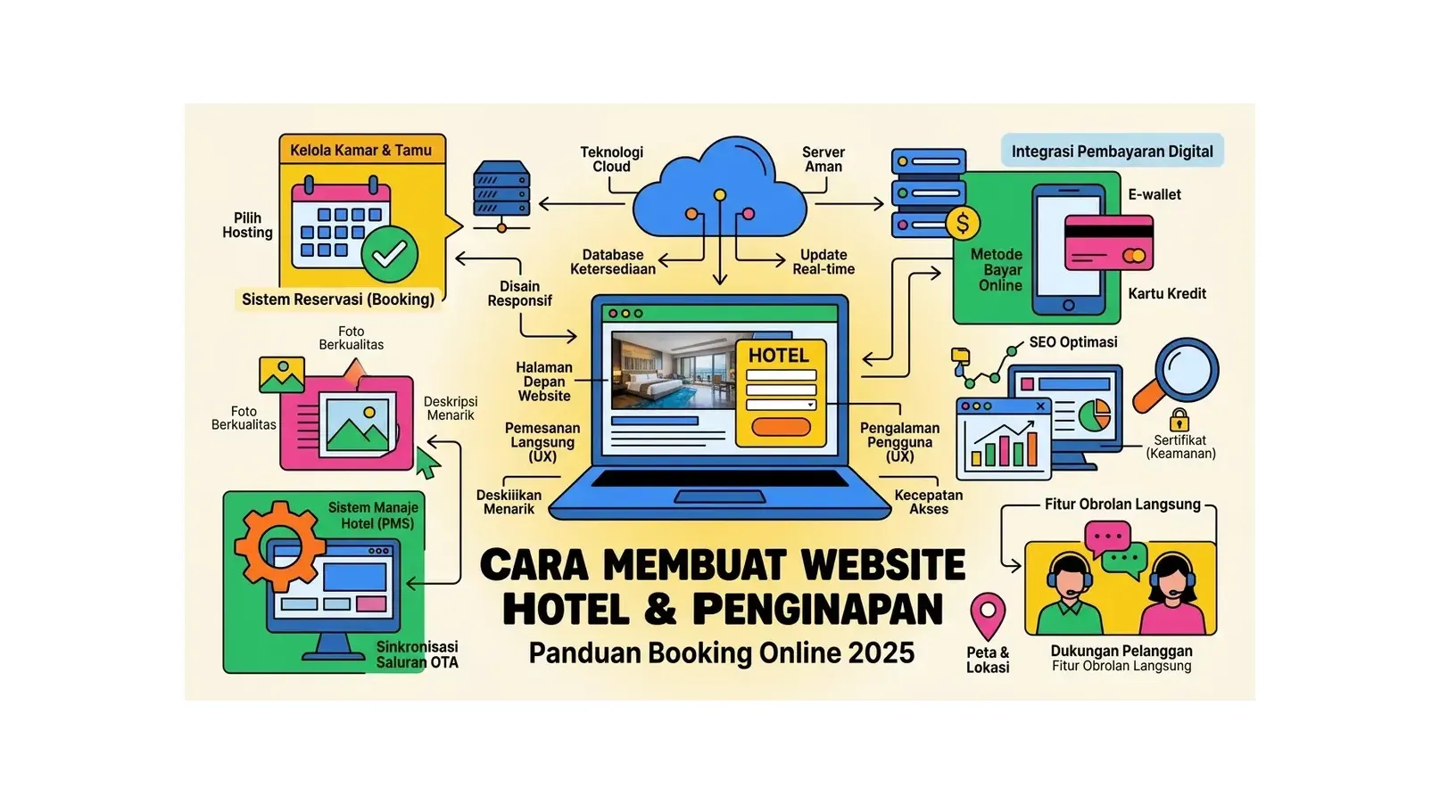 Cara Membuat Website Hotel & Penginapan: Panduan Booking Online 2026