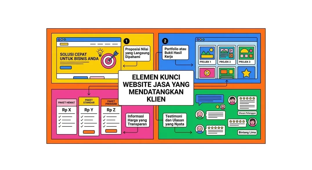 cara membuat website jasa