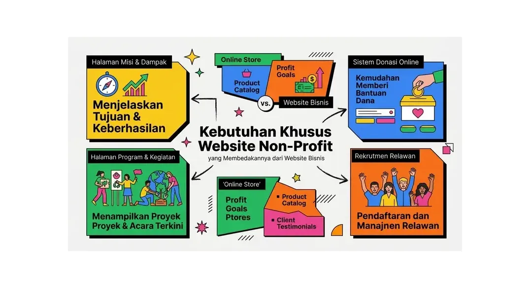 cara membuat website non profit