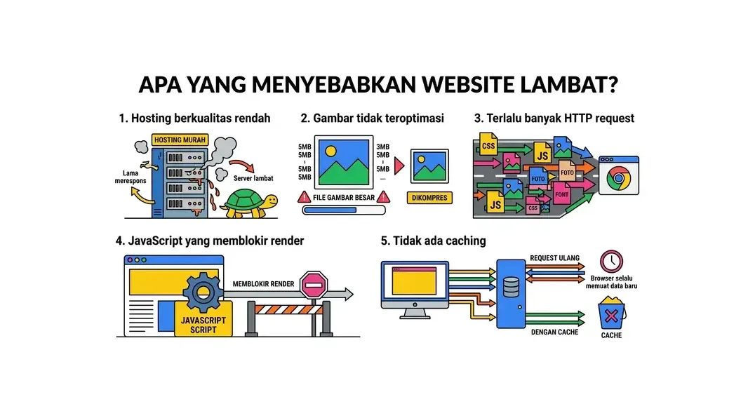 cara mempercepat loading website