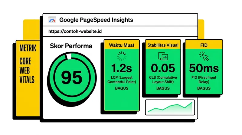 hasil pengukuran pagespeed insights website wordpress