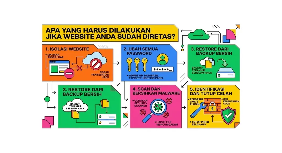 cara mengamankan website