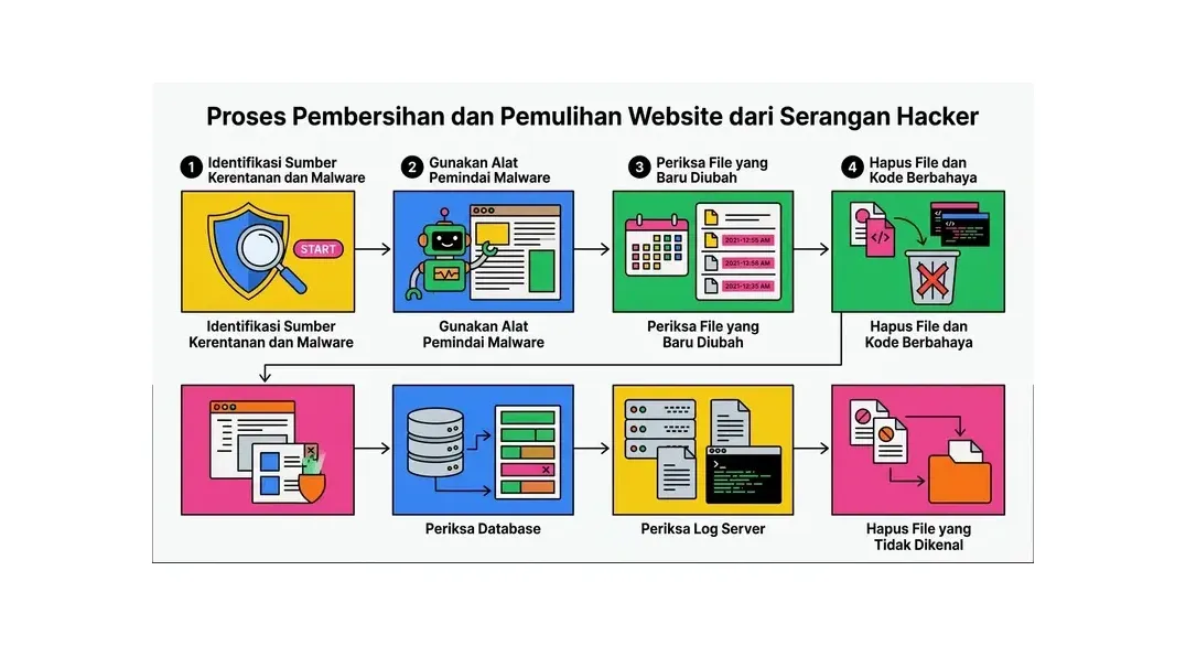 cara mengatasi website di hack