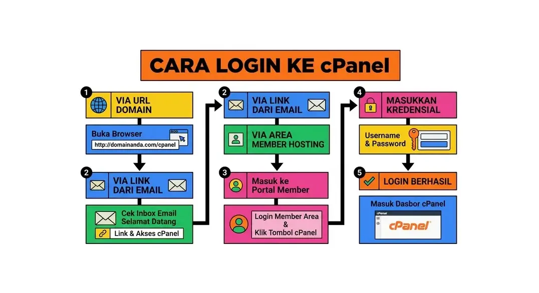 cara menggunakan cpanel