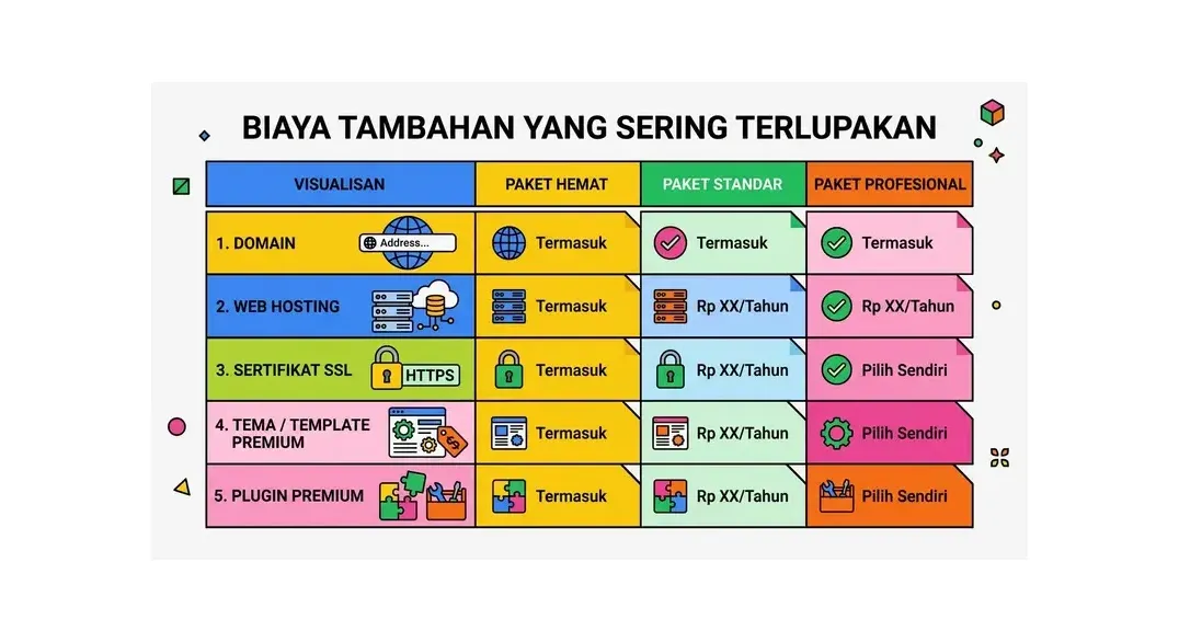 cara menghitung harga jasa pembuatan website