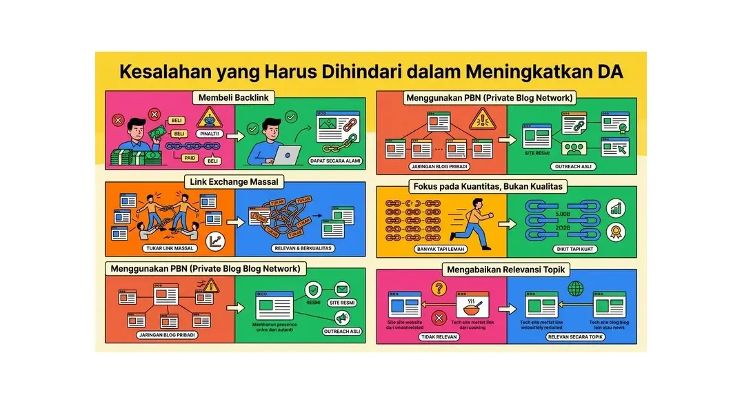 cara meningkatkan domain authority