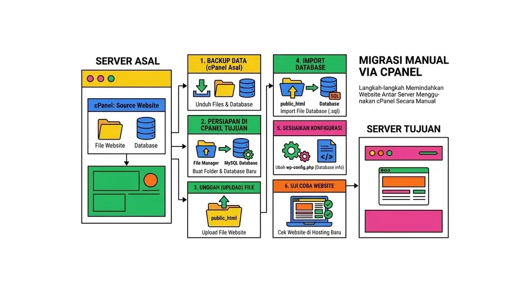 migrasi hosting manual