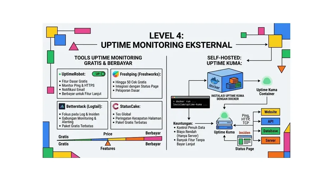 cara monitoring server