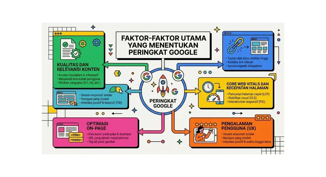 cara naik peringkat google