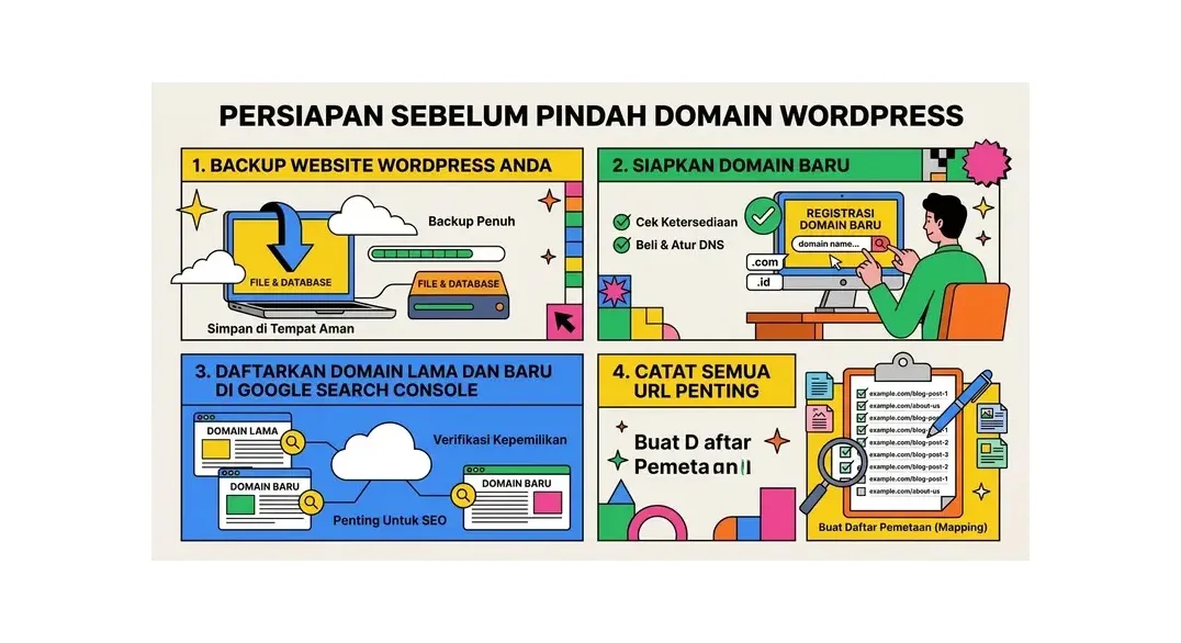 cara pindah domain wordpress