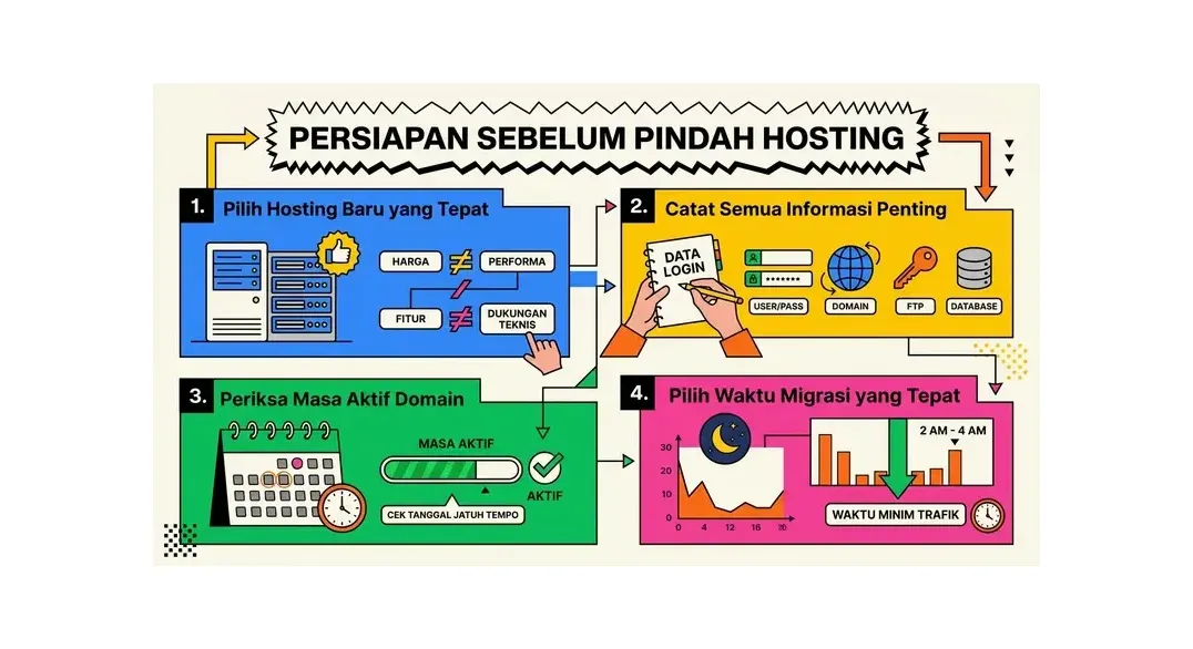 cara pindah hosting