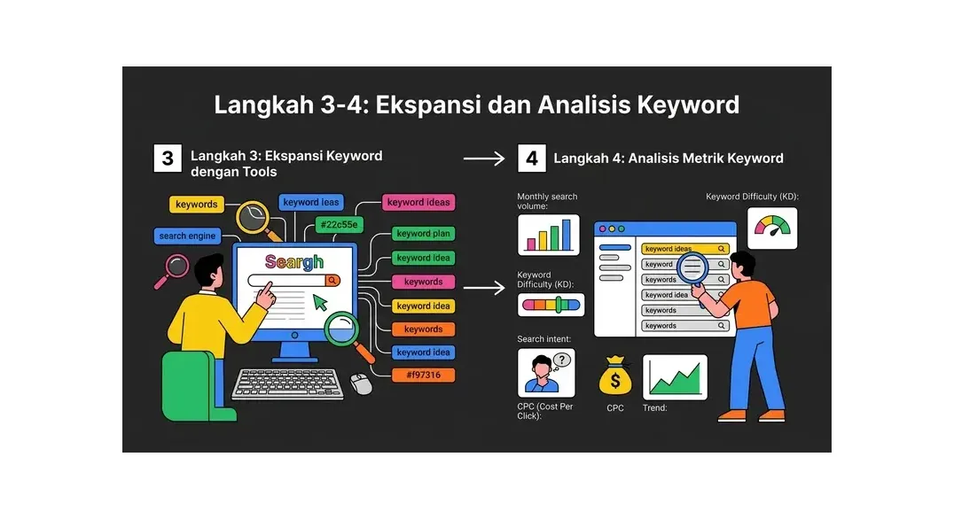 langkah awal cara riset keyword