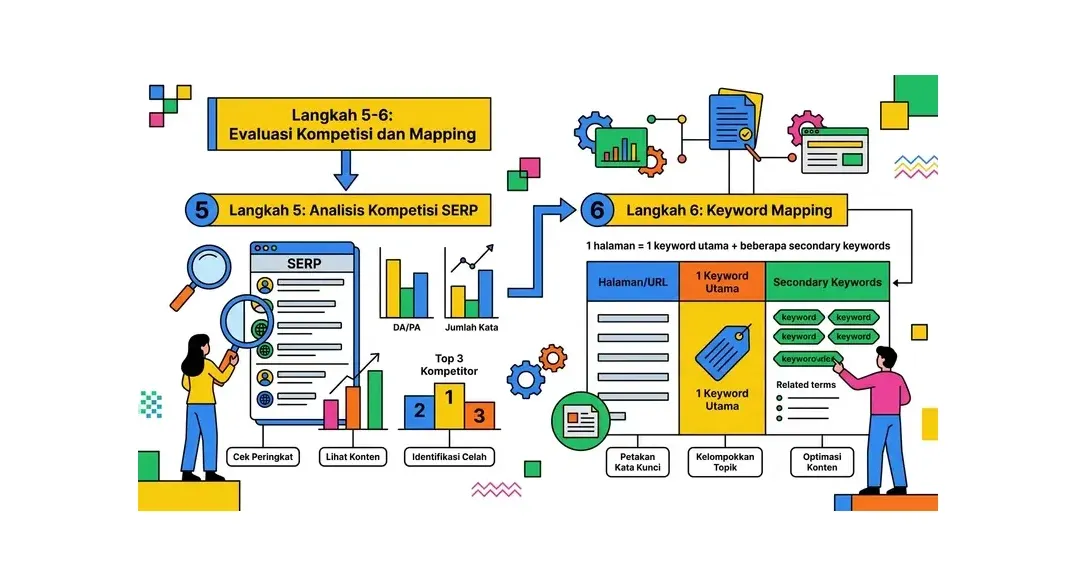 proses implementasi hasil riset keyword
