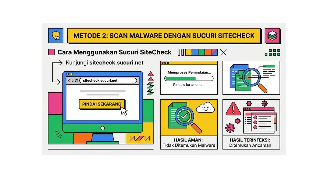 cara scan malware website