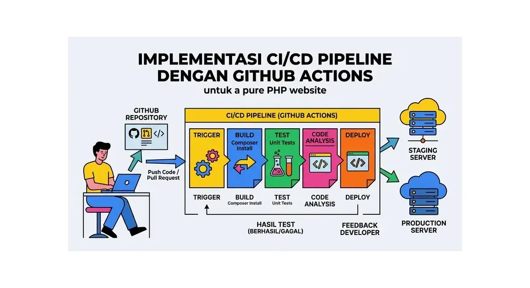 cara setup cicd pipeline