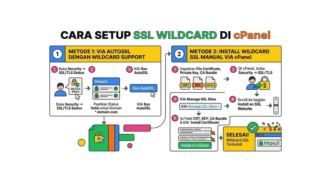 cara setup ssl wildcard