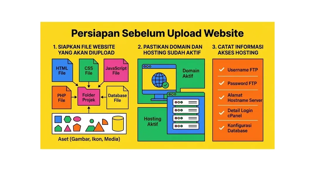 cara upload website